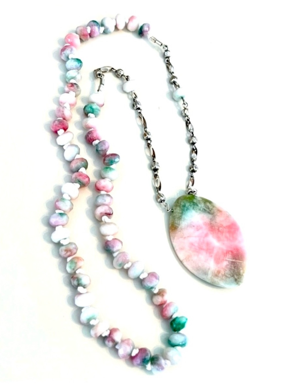 Vintage Candy Jade Necklace